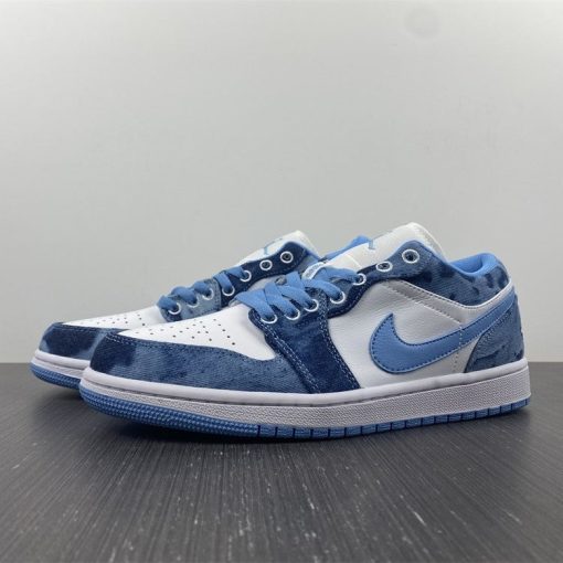AJ 1 Low Washed Denim Shoes Sneakers - nk0002010 - Image 8