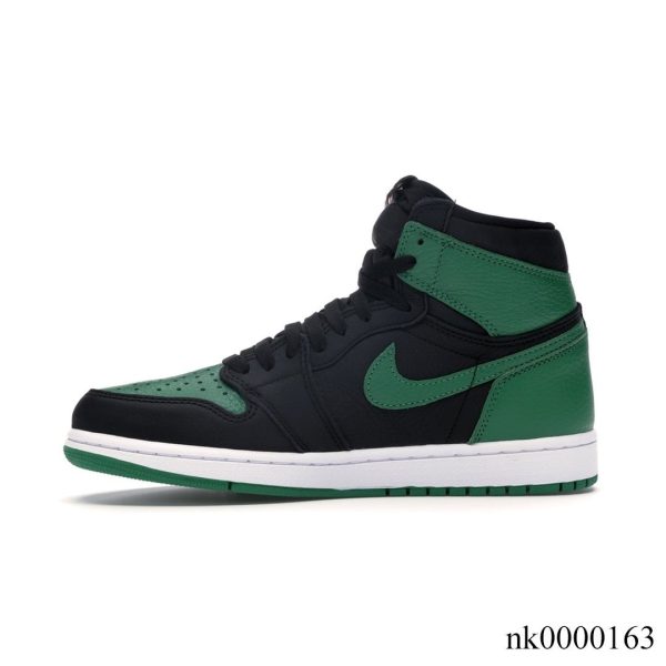 Alternative view of AJ 1 Retro High Pine Green Black Shoes Sneakers - nk0000163