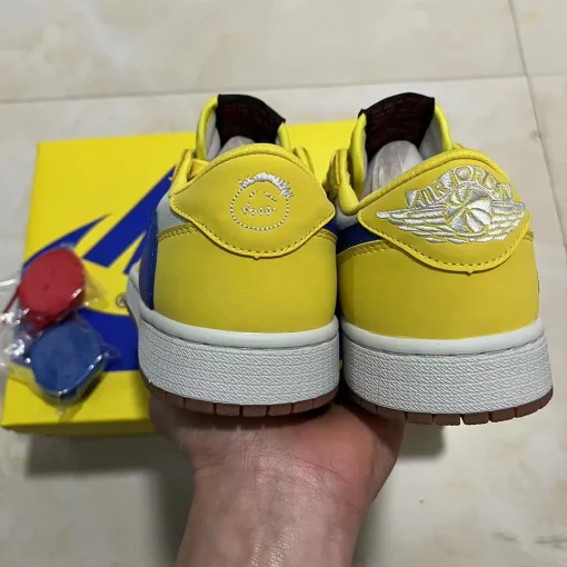 Travis Scott x AJ 1 Low OG Canary/Elkins Shoes Sneakers - nk0003839 - Image 10