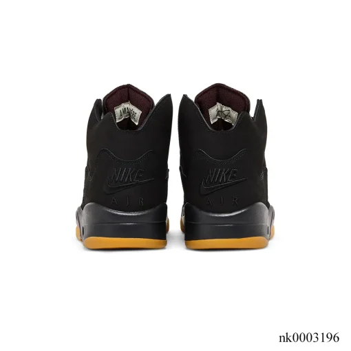 A Ma Maniére x AJ 5 Black/Burgundy Crush - nk0003196 - Image 4
