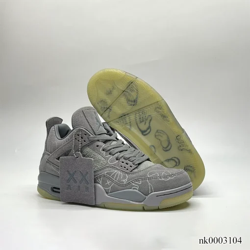 AJ 4 Retro Kaws No Glow-In-the-Dark Shoes Sneakers - nk0003104 - Image 9