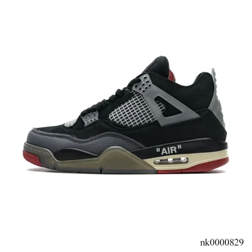 AJ 4 OW Bred Shoes Sneakers - nk0000829 - Image 2