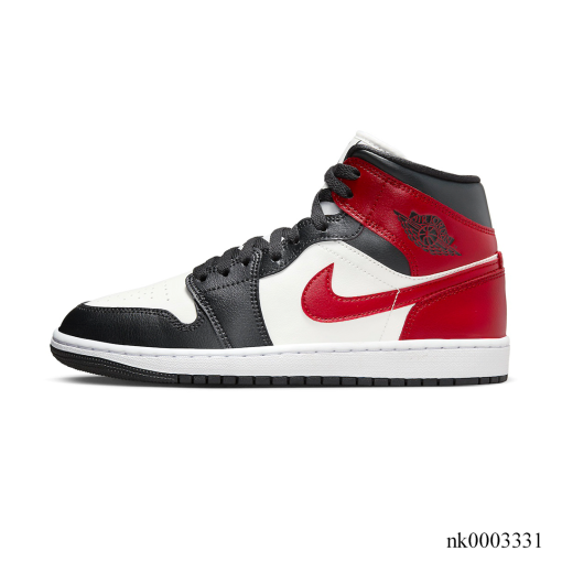 AJ 1 Mid Black Toe Shoes Sneakers - nk0003331 - Image 2
