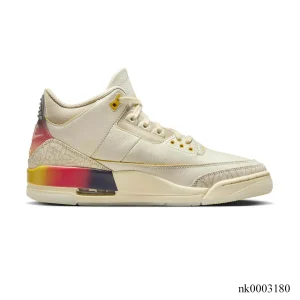 J Balvin x AJ 3 Medellín Sunset Shoes Sneakers - nk0003180
