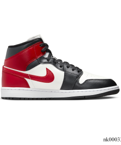 AJ 1 Mid Black Toe Shoes Sneakers - nk0003331