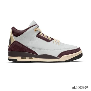 AJ 3 x A Ma Maniere "Burgundy Crush" Shoes Sneakers - nk0003929