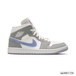 AJ 1 Mid Wolf Grey Aluminum Shoes Sneakers - nk0001758