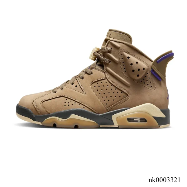 Alternative view of AJ 6 GORE-TEX Brown Kelp Shoes Sneakers - nk0003321