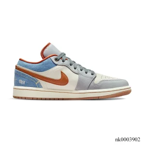 AJ 1 Low Phantom Denim Shoes Sneakers - nk0003902