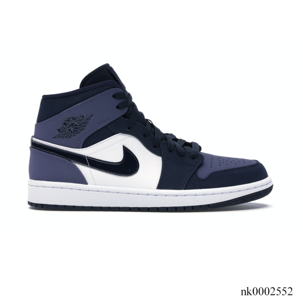 AJ 1 Mid Obsidian Sanded Purple Shoes Sneakers - nk0002552