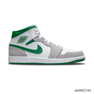 AJ 1 Mid SE Grey Green Shoes Sneakers - nk0002344