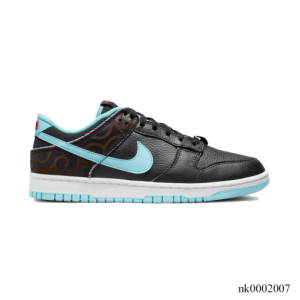 Dunk Low Barber Shop Black Shoes Sneakers - nk0002007