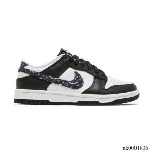 Dunk Low Black Paisley Shoes Sneakers - nk0001836