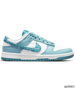 Nike Dunk Low Essential Blue Paisley Shoes Sneakers - nk0001868