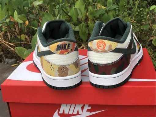 Dunk Low SE Sail Multi Camo Shoes Sneakers - nk0001710 - Image 3