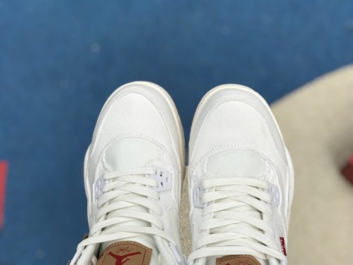 AJ 4 Retro Levi's White (Levi's Tag) Shoes Sneakers - nk0000657 - Image 5