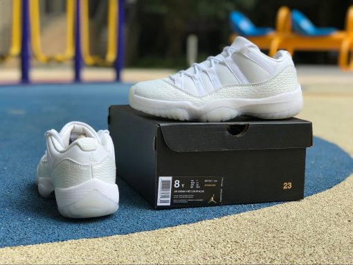 AJ 11 Retro Low Heiress Pure Platinum Shoes Sneakers - nk0000615 - Image 9