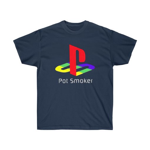 Pot Smoker Retro Men T-Shirt - Image 15
