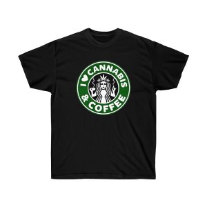 I Love Green Coffee Men T-Shirt