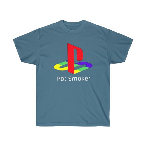 Pot Smoker Retro Men T-Shirt - Image 7