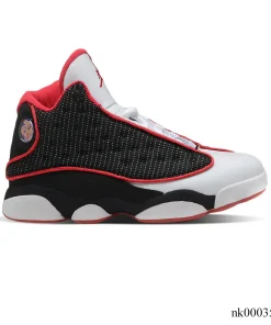 AJ 13 White Black Red Mesh Shoes Sneakers - nk0003595