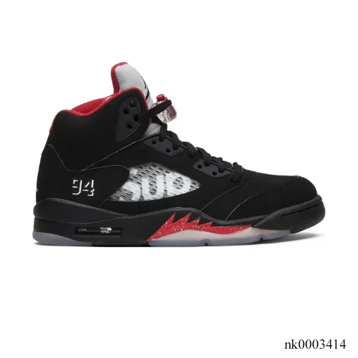 AJ 5 Retro Supreme Black Shoes Sneakers - nk0003414