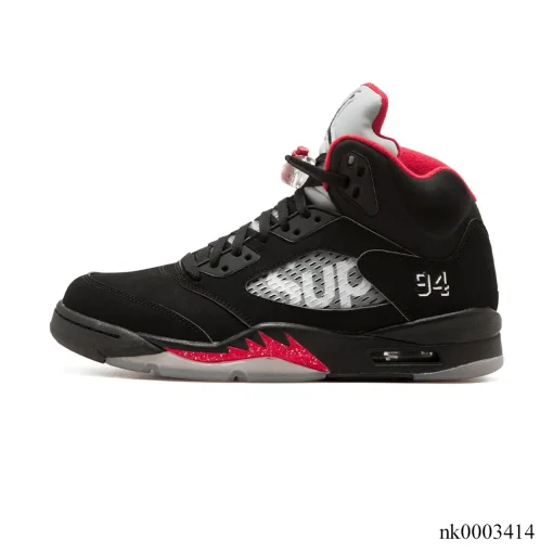 AJ 5 Retro Supreme Black Shoes Sneakers - nk0003414 - Image 2