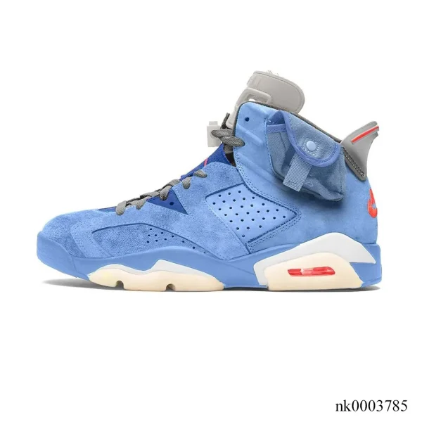 Alternative view of AJ 6 x Travis Scott Houston Oilers Light Blue Shoes Sneakers - nk0003785