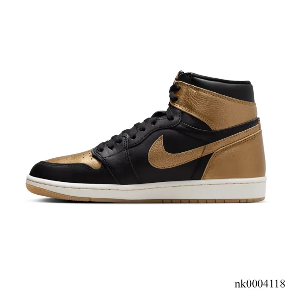 Alternative view of AJ 1 High OG Gold Medal/Metallic Gold Shoes Sneakers - nk0004118