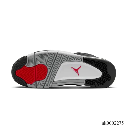 AJ 4 Retro Black Canvas Shoes Sneakers - nk0002275 - Image 5