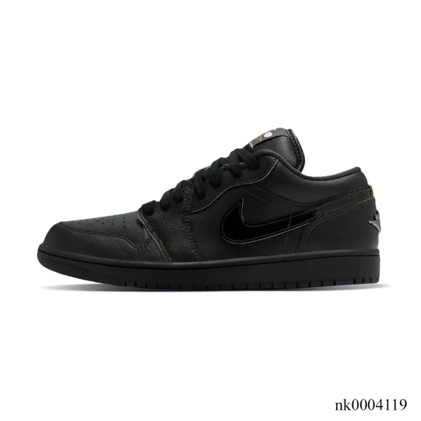 Alternative view of AJ 1 Low Black Cat Shoes Sneakers - nk0004119