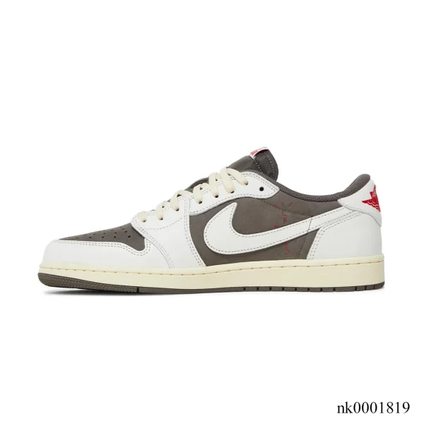 Alternative view of Travis Scott x AJ 1 Low OG Reverse Mocha Shoes Sneakers - nk0001819