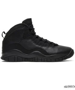 AJ 10 Retro Blackout Shoes Sneakers - nk0003679