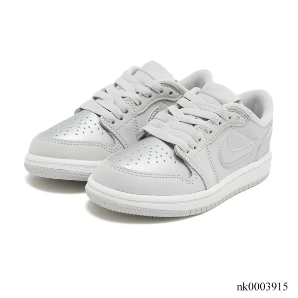 Alternative view of AJ 1 Low OG Metallic Silver Shoes Sneakers - nk0003915