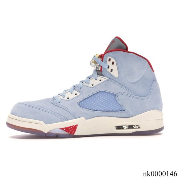 Alternative view of AJ 5 Retro Trophy Room Ice Blue Shoes Sneakers - nk0000146