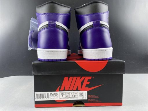 AJ 1 Retro High Court Purple White Shoes Sneakers - nk0000683 - Image 9