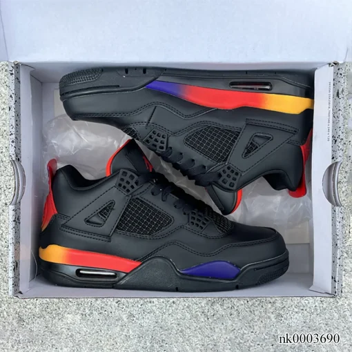 J Balvin x AJ 4 Gradient Rainbow Shoes Sneakers - nk0003690 - Image 10