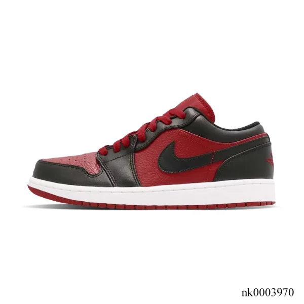 Alternative view of AJ 1 Low Black Gym Red Shoes Sneakers - nk0003970