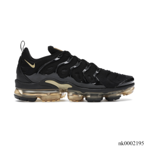 Air VaporMax Plus Black Metallic Gold Shoes Sneakers - nk0002195