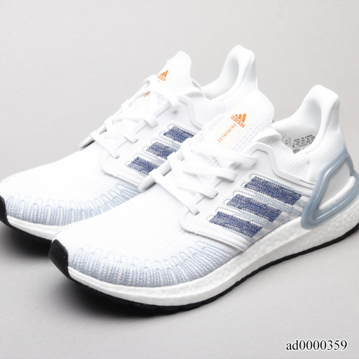 UltraBoost 20 White Light Blue-Orange Shoes Sneakers - ad0000359 - Image 4