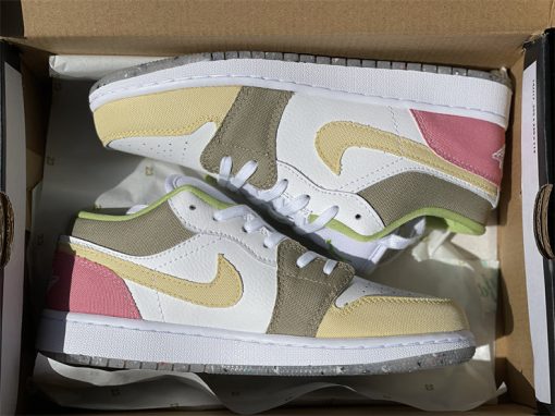 AJ 1 Low Pastel Grind Vivid Green Shoes Sneakers - nk0001987 - Image 13