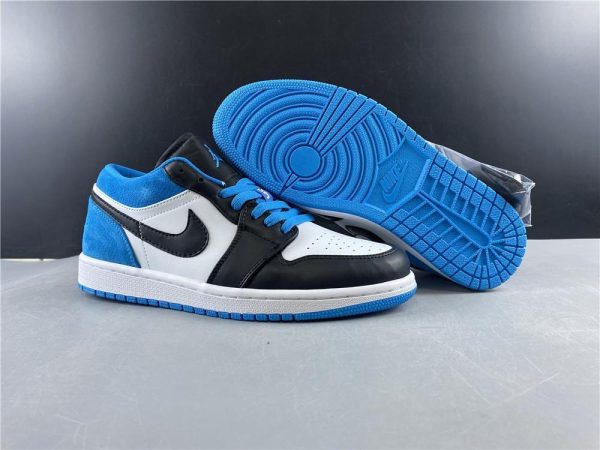 Alternative view of AJ 1 Low Laser Blue Shoes Sneakers - nk0000735