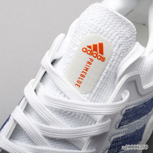 UltraBoost 20 White Light Blue-Orange Shoes Sneakers - ad0000359 - Image 7