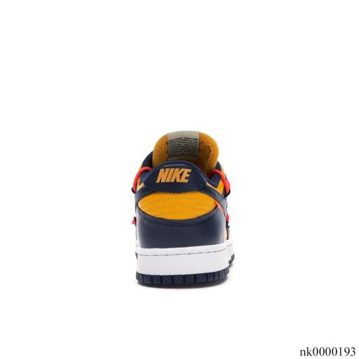 Dunk Low OW University Gold Midnight Navy Shoes Sneakers - nk0000193 - Image 4