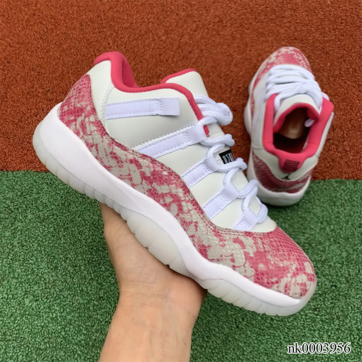 AJ 11 Low Pink Snakeskin Shoes Sneakers - nk0003956 - Image 6