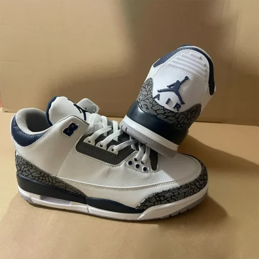 AJ 3 Midnight Navy Shoes Sneakers - nk0003532 - Image 6