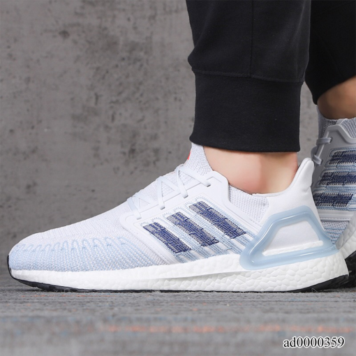 UltraBoost 20 White Light Blue-Orange Shoes Sneakers - ad0000359 - Image 3
