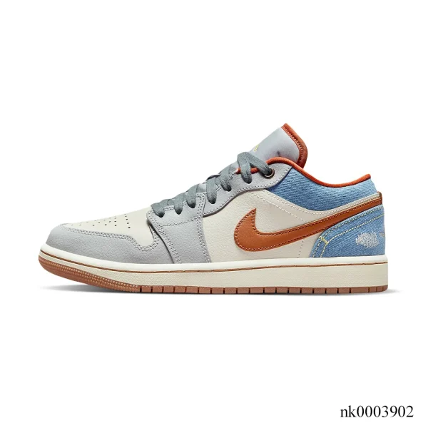 Alternative view of AJ 1 Low Phantom Denim Shoes Sneakers - nk0003902