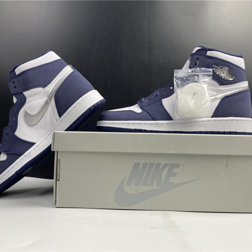 AJ 1 Retro High Midnight Navy (2020) Shoes Sneakers - nk0000825 - Image 14