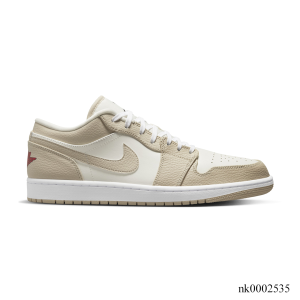 Alternative view of AJ 1 Low SE Sail Rattan University Red Shoes Sneakers - nk0002535